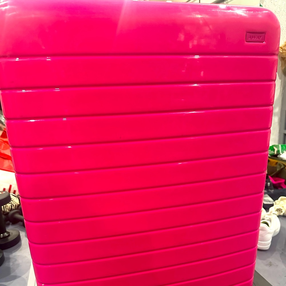 away limited pink suitcase
